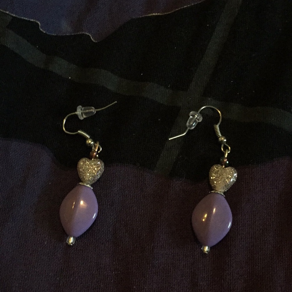 Stone earrings